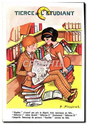 Cartes postales Vieubac n&#39ayant pas pris le depart trois nouveaux en tete Tierce de l&#39etudiant Hymour Chev