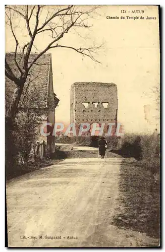 Ansichtskarte AK Autun Chemin Du Temple De Janus