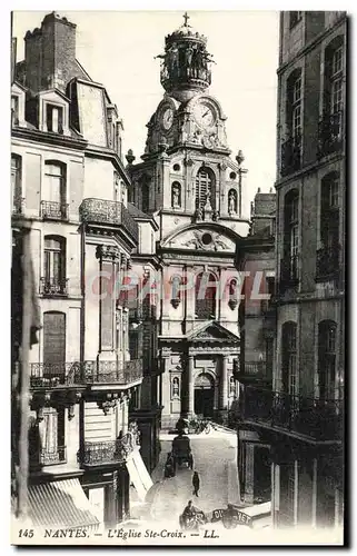 Cartes postales Nantes L&#39Eglise Ste Croix