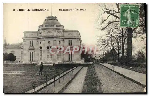 Ansichtskarte AK Bois De Boulogne Bagatelle Trianon