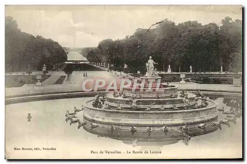 Cartes postales Parc De Versailles Le Bassin De Latone