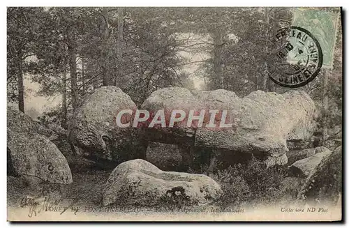 Ansichtskarte AK Foret De Fontainebleau Rochers d&#39Apremont Les Mausolees