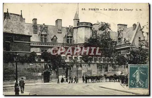 Cartes postales Paris Le Musee De Cluny