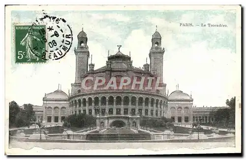 Cartes postales Paris Le Trocadero