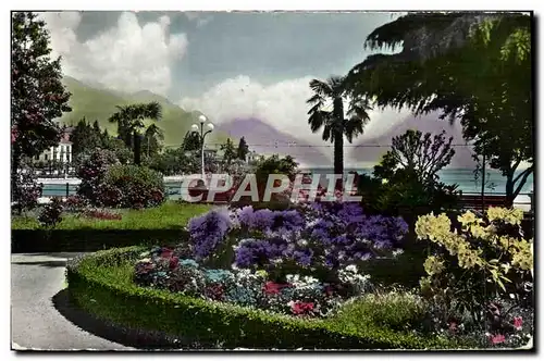 Cartes postales moderne Locarno Muralto Lungolago Giuseppe Motta