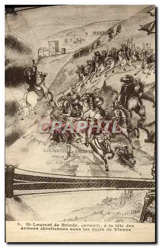 Cartes postales St Laurent de Brinde Capucin a la Tete des armees chretiennes sous les murs de Vienne
