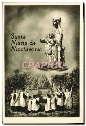 Cartes postales Santa Maria de Montserrat