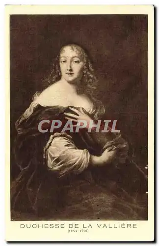 Cartes postales Duchesse De La Valliere 1644 1710