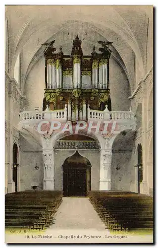 Cartes postales La Fleche Chapelle Du Prylance Les Orgues