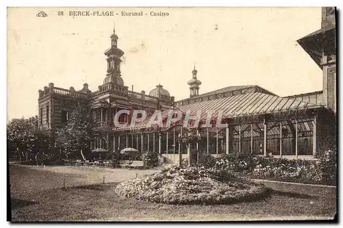 Ansichtskarte AK Berck Plage Kursaal Casino