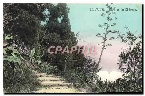 Cartes postales Nice Jardins Du Chateau