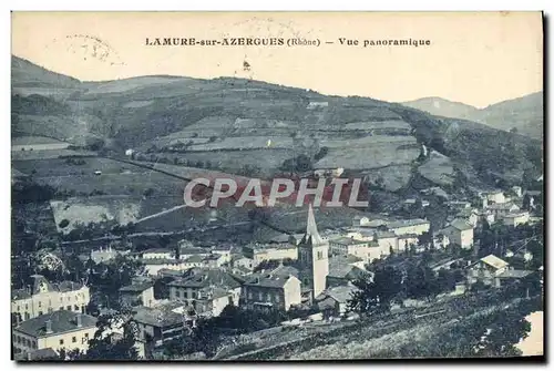 Cartes postales Lamure sur Azergues Vue Panoramique