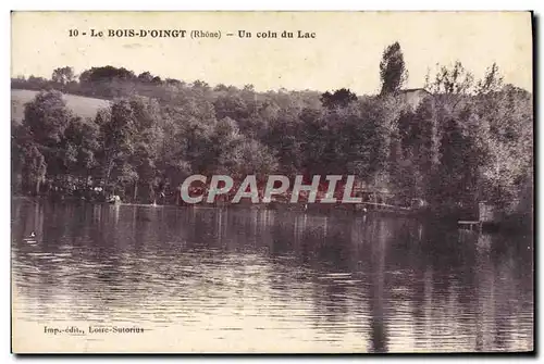 Cartes postales Le Bois D&#39Oingt Un Coin du Lac