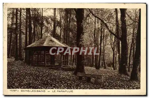 Cartes postales Bains Les Bains Le Parapluie