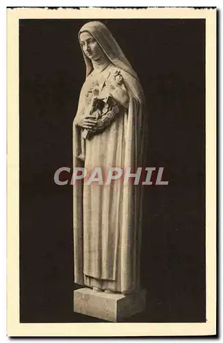 Cartes postales Ossuaire de Douamont Militaria Statue de Ste Therese de l&#39Enfant Jesus