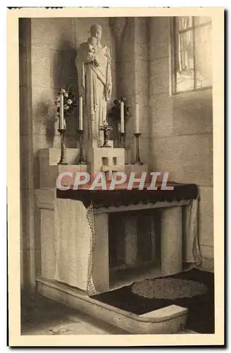 Ansichtskarte AK Ossuaire de Douamont Militaria Chapelle catholique autel lateral