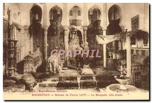 Cartes postales Rochefort Maison de Pierre Loti La Mosquee aile droite