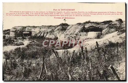 Cartes postales Fort de Douaumont Militaria