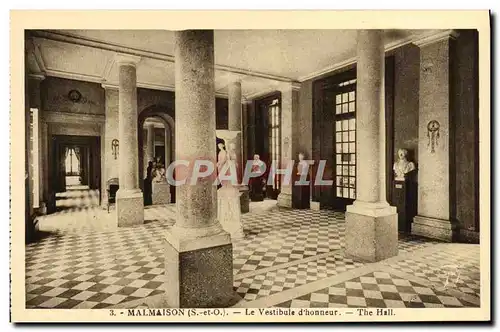 Cartes postales Malmaison Le Vestibule d'honneur