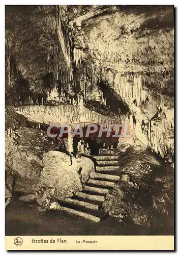 Cartes postales Grottes de Han La Mosquee
