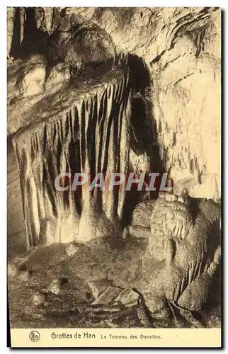 Cartes postales Grottes de Han Le Tonneau des Danaides