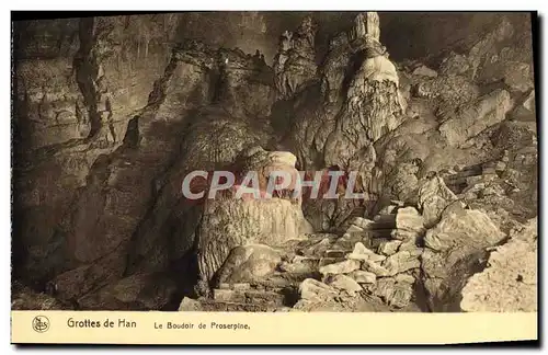 Cartes postales Grottes de Han Le Boudoir de Proserpine