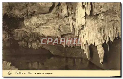 Ansichtskarte AK Grottes de Han La Salle des Draperies