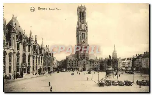 Cartes postales Bruges Grand Place