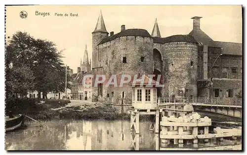 Cartes postales Bruges Porte De Gand