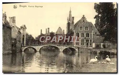 Cartes postales Bruges Pont Du Beguinage