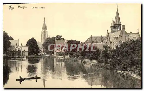 Cartes postales Bruges Le Minnewater