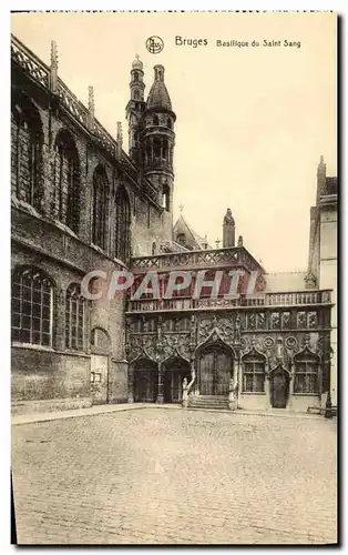 Cartes postales Bruges Basilique Du Saint Sang