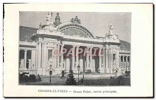 Ansichtskarte AK Paris Exposition de 1900 Champs Elysees Grand Entree Principale