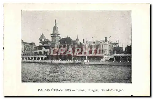 Ansichtskarte AK Paris Exposition de 1900 Palais Etrangers Bosnie Hongrie Grande Bretagne