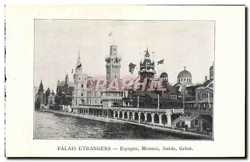 Ansichtskarte AK Paris Exposition de 1900 Palais Etrangers Espagne Monaco Suede Grece