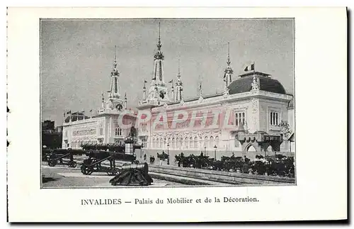 Cartes postales Paris Exposition de 1900 Invalides Palais Du Mobilier De a Decoration