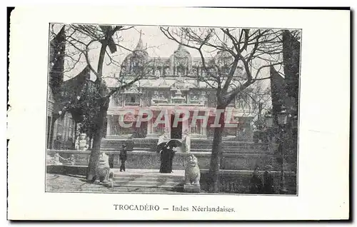 Cartes postales Paris Trocadero Indes Neerlandaises