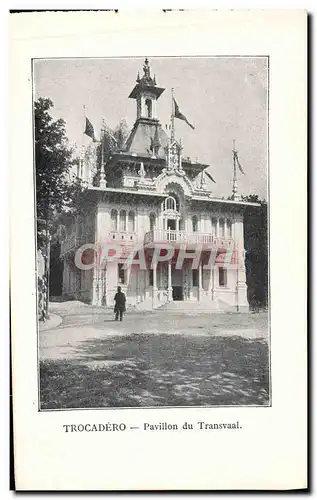 Cartes postales Paris Trocadero Pavillon Du Transvaal