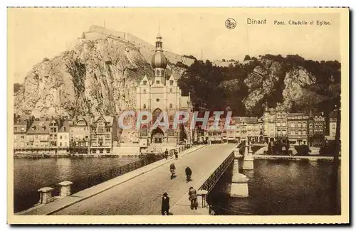 Cartes postales Dinant Pont Cifadelle Et Eglise
