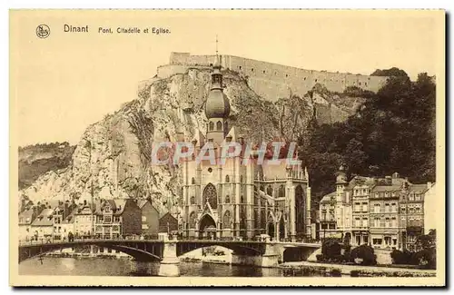 Cartes postales Dinant Pont Citadelle Et Eglise