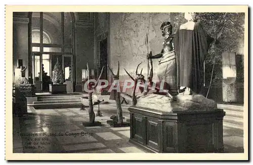 Ansichtskarte AK Tervueren Musee Du Congo Belge Salle Des Bois