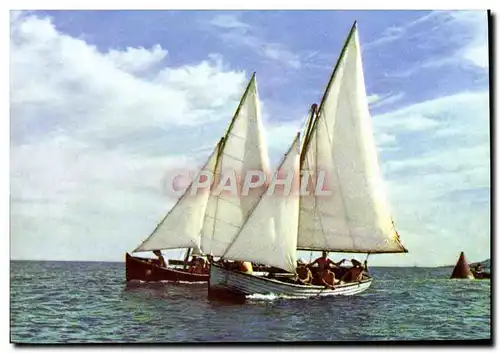 Ansichtskarte AK A Trial Spin Toutes Voiles Dehors Bateau Voilier Sport en Chine China