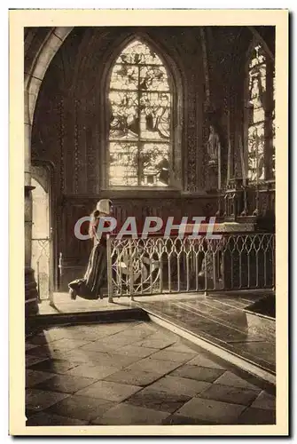 Cartes postales Jeanne d&#39arc Jeanne En Priere A Notre Dame Des Voutes