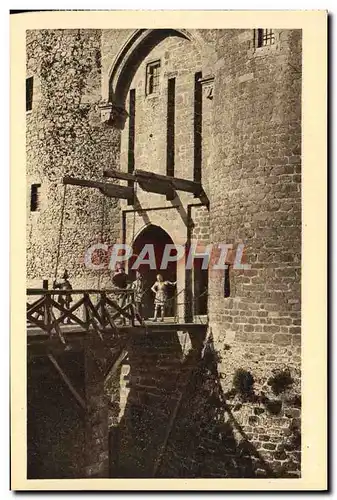 Cartes postales Jeanne d&#39arc Au Pont Levis Du Chateau