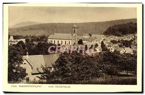 Cartes postales Wangenbourg Vue Generale