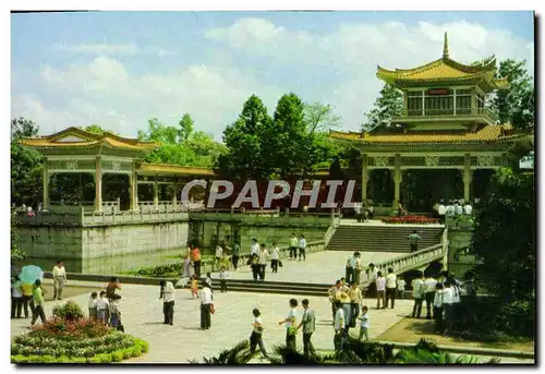 Moderne Karte Kwangchow Chine China Mausoleum of martyrs who fell in the Kwangchow Uprising