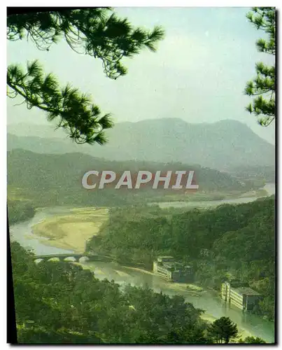 Moderne Karte Kwangchow Chine China Tsunghua Hot spring