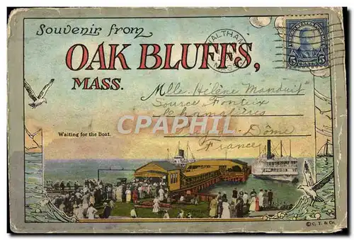 Ansichtskarte AK Souvenir From Oak Bluffs Mass