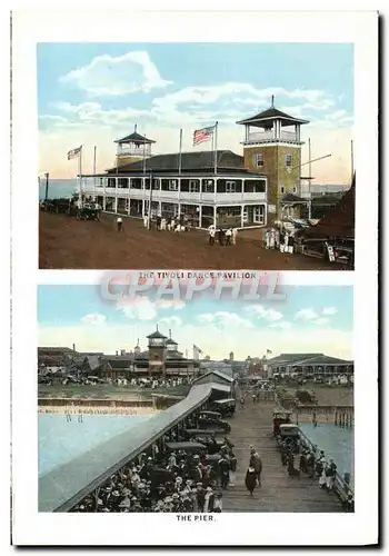 Cartes postales The Tivoli Dance Pavillon the Pier Wesley House From Wesley Harbor