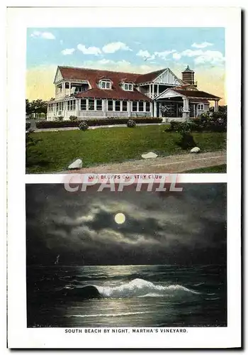Cartes postales Oak Bluffs Country Club South Beach By Night Martha&#39s Vineyard Circuit Avenue